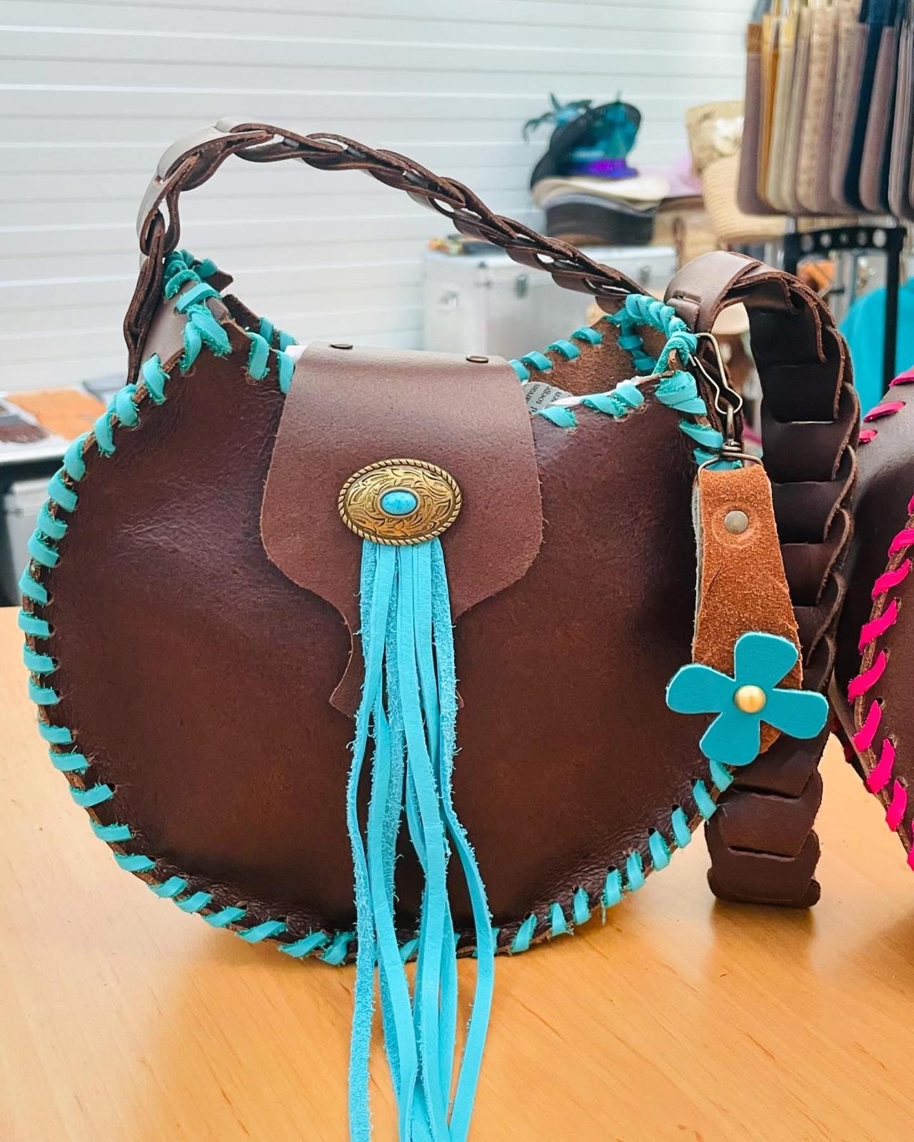 Handgemaakte tas gemaakt tijdens een Jazzbag workshop